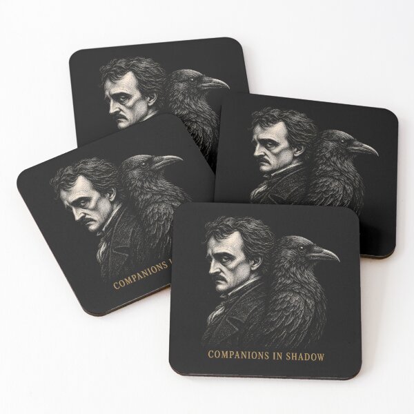 Item preview, Edgar Allan Poe – Companions in Shadow Engraving designed and sold by Fenay Designs.
