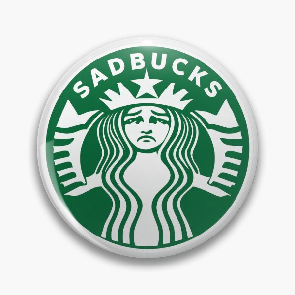 Item preview, Sadbucks Logo designed and sold by Late Theory.