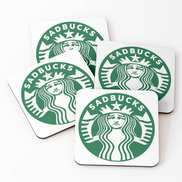 Item preview, Sadbucks Logo designed and sold by Late Theory.