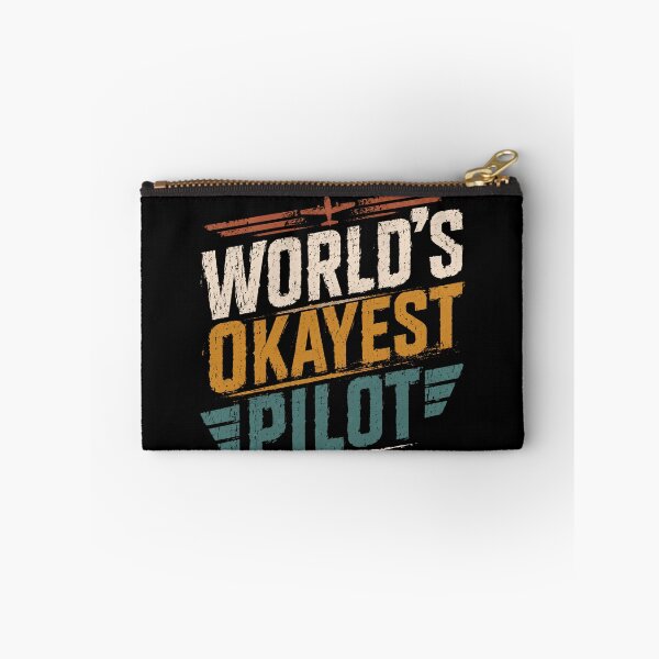 Item preview, World's Okayest Pilot Aviation Humor Flying Enthusiast designed and sold by RetroMini2026.
