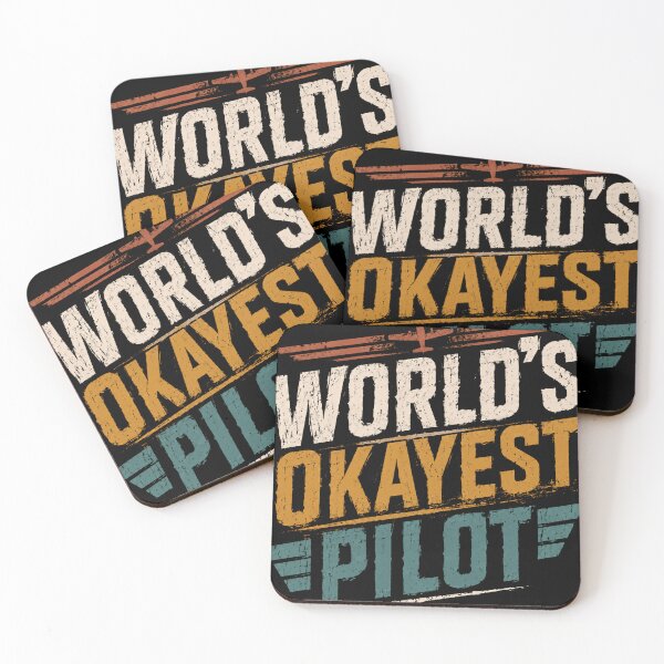 Item preview, World's Okayest Pilot Aviation Humor Flying Enthusiast designed and sold by RetroMini2026.