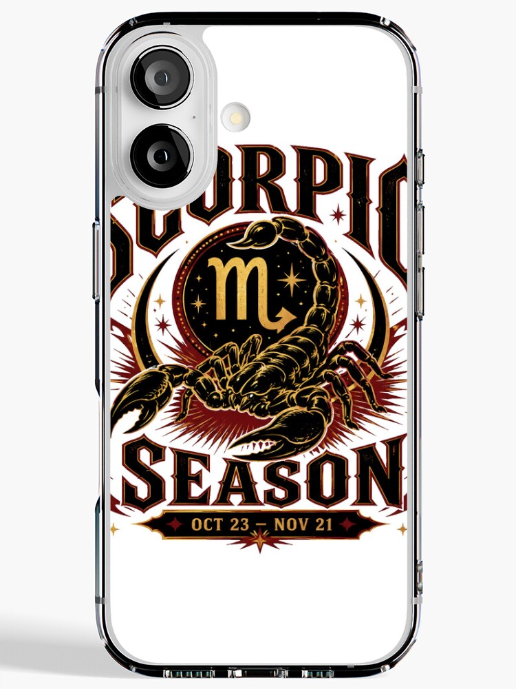Thumbnail 1 of 5, iPhone Case, Scorpio Season designed and sold by RedRubyBubble.