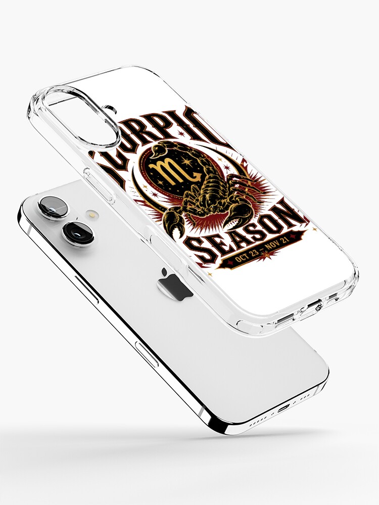Thumbnail 2 of 5, iPhone Case, Scorpio Season designed and sold by RedRubyBubble.