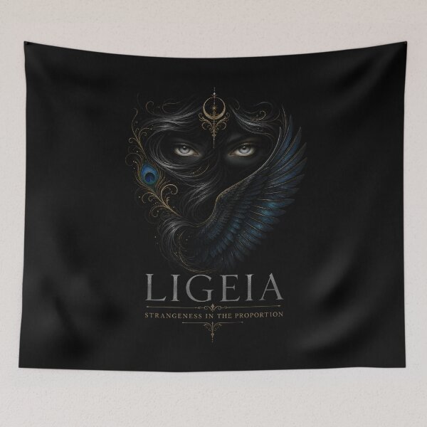 Item preview, Ligeia: Raven-Winged Beauty in Midnight Black designed and sold by Fenay Designs.
