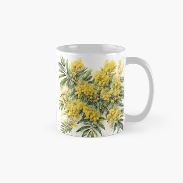 Item preview, Mimosa Blossom Watercolor Painting designed and sold by RawNaturePrints.
