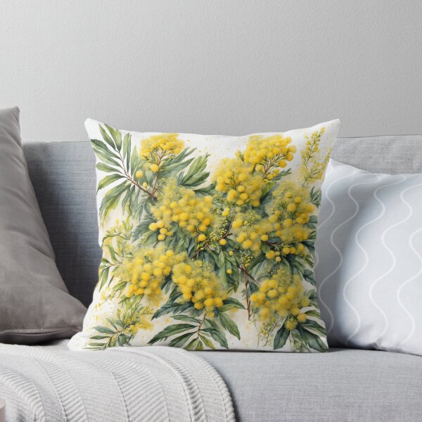 Item preview, Mimosa Blossom Watercolor Painting designed and sold by RawNaturePrints.