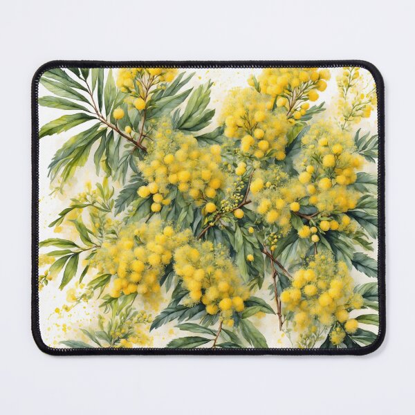 Item preview, Mimosa Blossom Watercolor Painting designed and sold by RawNaturePrints.