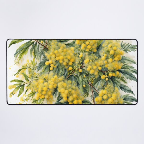 Item preview, Mimosa Blossom Watercolor Painting designed and sold by RawNaturePrints.