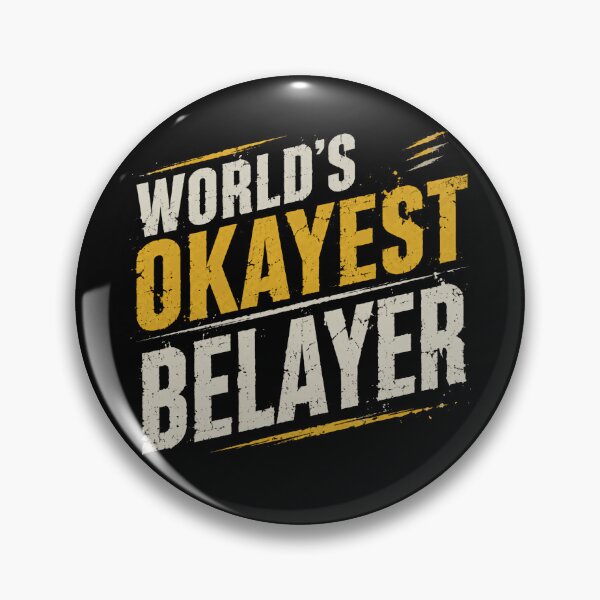 Item preview, World's Okayest Belayer Funny Rock Climbing Climber Gift designed and sold by RetroMini2026.