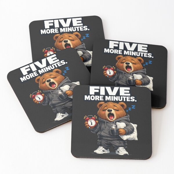 Item preview, DM-029 | Snooze Bear™ | Five More Minutes designed and sold by D4NC1G3R®.