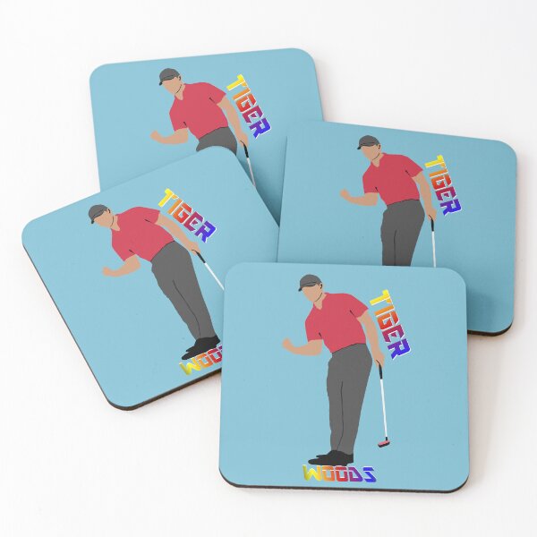 Item preview, Tiger Woods Celebration illustration designed and sold by ZooStateofMind.