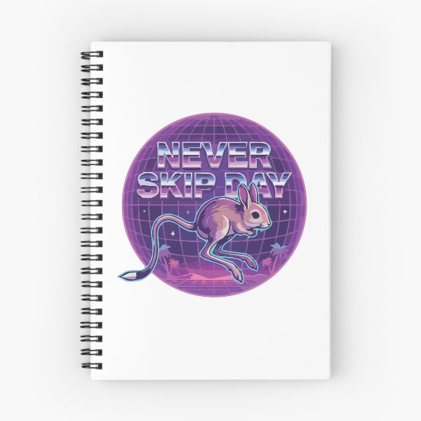 Item preview, Never Skip Leg Day Jerboa Retrowave Moon designed and sold by Arc2020.