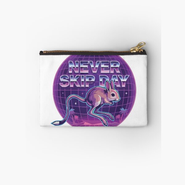 Item preview, Never Skip Leg Day Jerboa Retrowave Moon designed and sold by Arc2020.