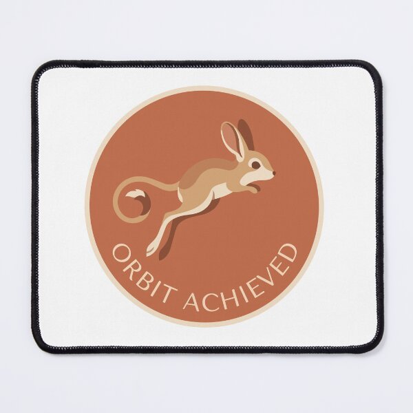 Item preview, Orbit Achieved Funny Jerboa Minimalist Moon designed and sold by Arc2020.