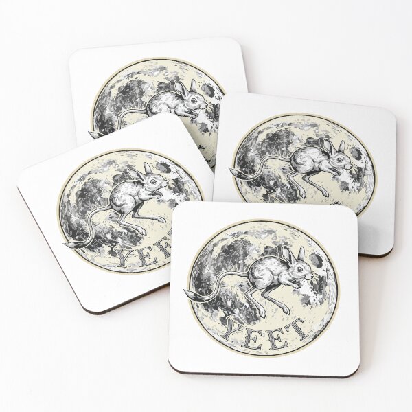 Item preview, Yeet Jerboa Gothic Full Moon Vintage Art designed and sold by Arc2020.