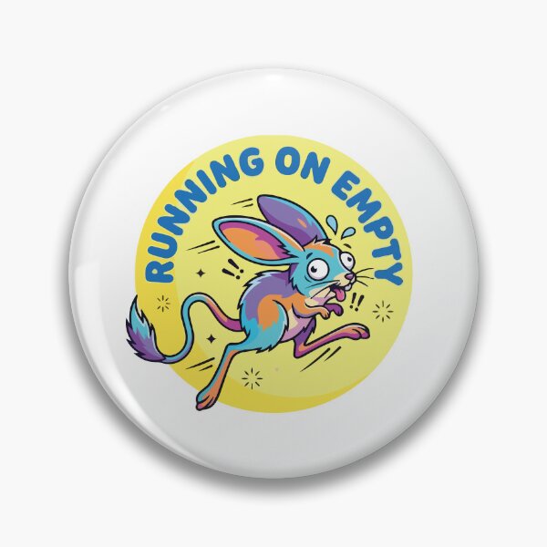 Item preview, Running On Empty Cute Jerboa Kawaii Moon designed and sold by Arc2020.