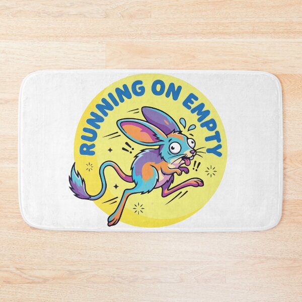 Item preview, Running On Empty Cute Jerboa Kawaii Moon designed and sold by Arc2020.