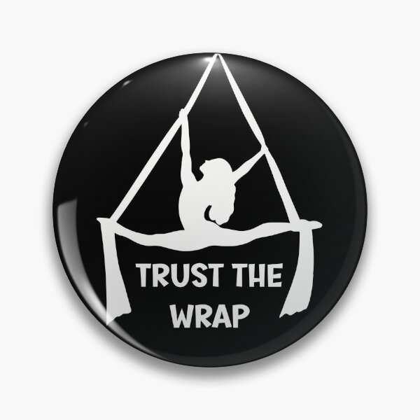 Item preview, Trust the Wrap | Aerial Silks White Silhouette  designed and sold by Becky-Poppins.
