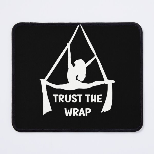 Item preview, Trust the Wrap | Aerial Silks White Silhouette  designed and sold by Becky-Poppins.