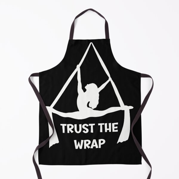 Item preview, Trust the Wrap | Aerial Silks White Silhouette designed and sold by Becky-Poppins.