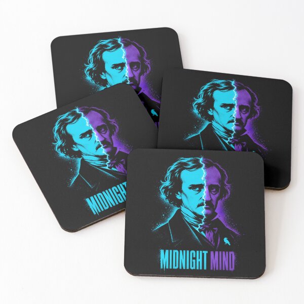 Item preview, Edgar Allan Poe: Split-Color Midnight Mind designed and sold by Fenay Designs.