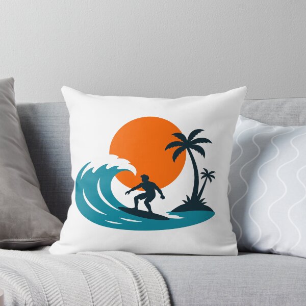 Item preview, Surfer on a tropical wave at sunset designed and sold by Lyfeinsights.