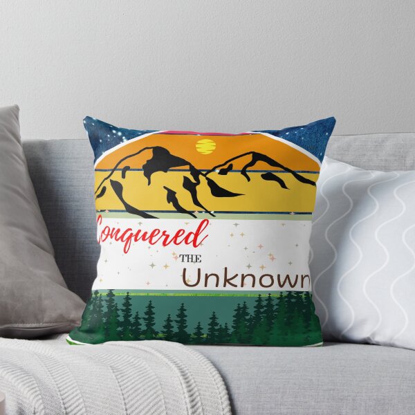 Item preview, Conquered the Unknown – Mountain Night Galaxy Adventure designed and sold by LadybugEffect.