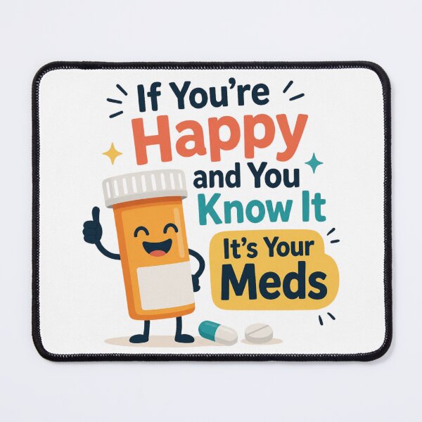 Item preview, If You're Happy And You Know It It's Your Meds designed and sold by MTDesignLab.