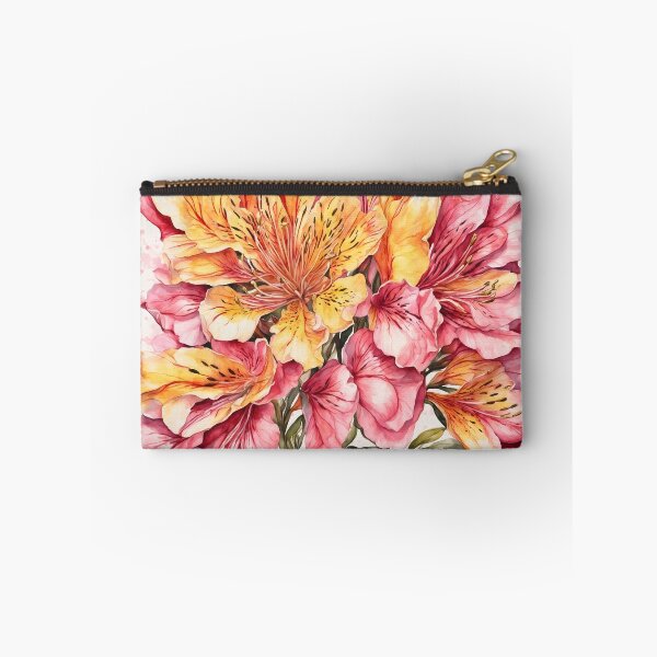 Item preview, Alstroemeria Flower Watercolor Painting designed and sold by RawNaturePrints.