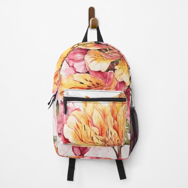 Item preview, Alstroemeria Flower Watercolor Painting designed and sold by RawNaturePrints.