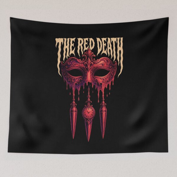Item preview, The Masque of the Red Death: Melting Midnight Mask designed and sold by Fenay Designs.