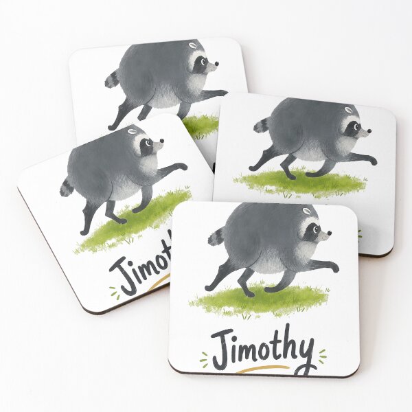 Item preview, Jimothy the Happy Running Raccoon designed and sold by KireVeronica.