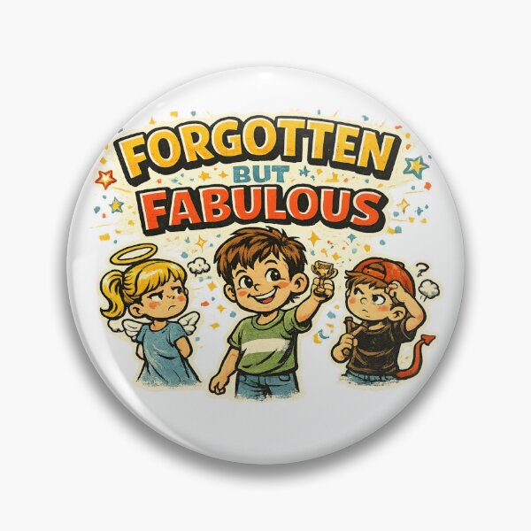 Item preview, Forgotten But Fabulous Retro Kids T-Shirt | Middle Child Pride Apparel designed and sold by irfanshikh.