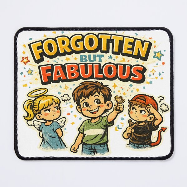 Item preview, Forgotten But Fabulous Retro Kids T-Shirt | Middle Child Pride Apparel designed and sold by irfanshikh.