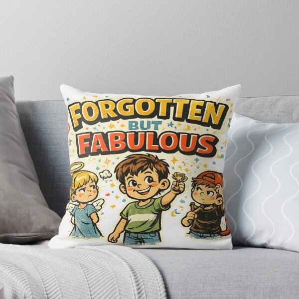 Item preview, Forgotten But Fabulous Retro Kids T-Shirt | Middle Child Pride Apparel designed and sold by irfanshikh.