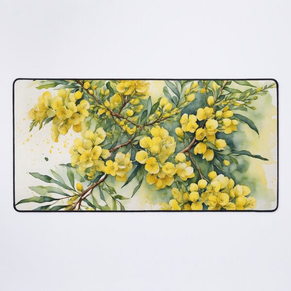 Item preview, Acacia Blossom Watercolor Painting designed and sold by RawNaturePrints.