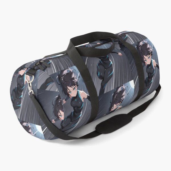 Item preview, Manga - Fictional Female Character, Graphic Heroine with Luminous Blue Accents designed and sold by AnimeShin.