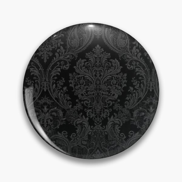 Item preview, Classic Black Damask Gothic Pattern designed and sold by Rama KLK.