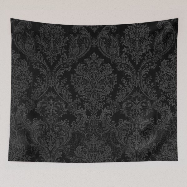 Item preview, Classic Black Damask Gothic Pattern designed and sold by Rama KLK.