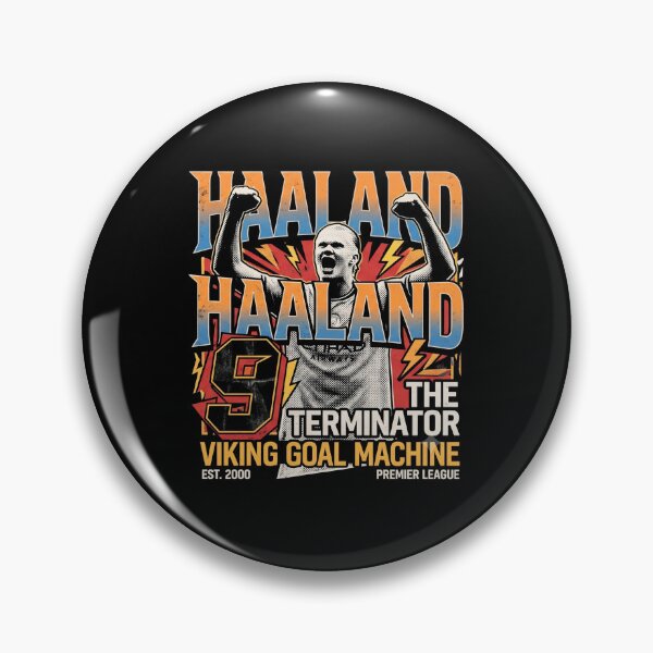 Item preview, Haaland The Terminator Viking Goal Machine designed and sold by lokabrand.