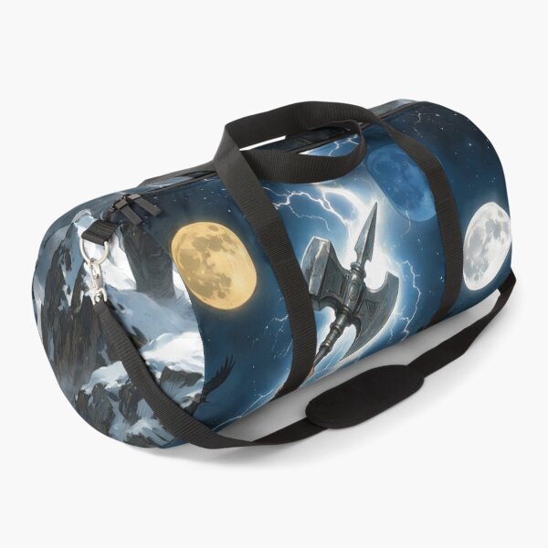 Item preview, Authentic Thor - Dark Viking Thunder God under 3 full moons designed and sold by Resilient Mythos.