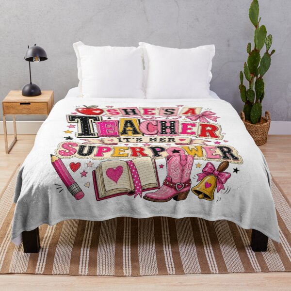 Item preview, Cute Western Teacher Patchwork Classroom Design designed and sold by AMICO77.