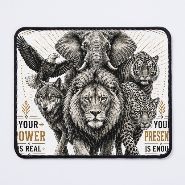 Item preview, Strength Is Silent Apex Predators T-Shirt, Lion Wolf Eagle Elephant Tiger Leopard Motivational Tee designed and sold by Igrowlab254.