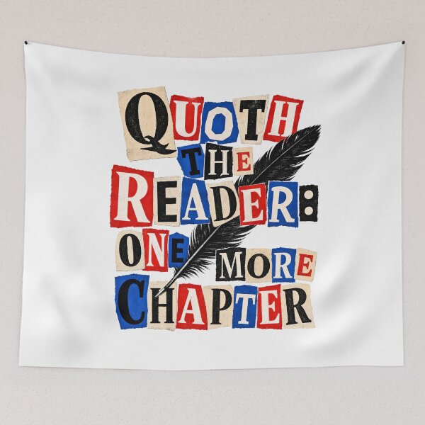Item preview, Quoth the Reader: One More Chapter designed and sold by Fenay Designs.