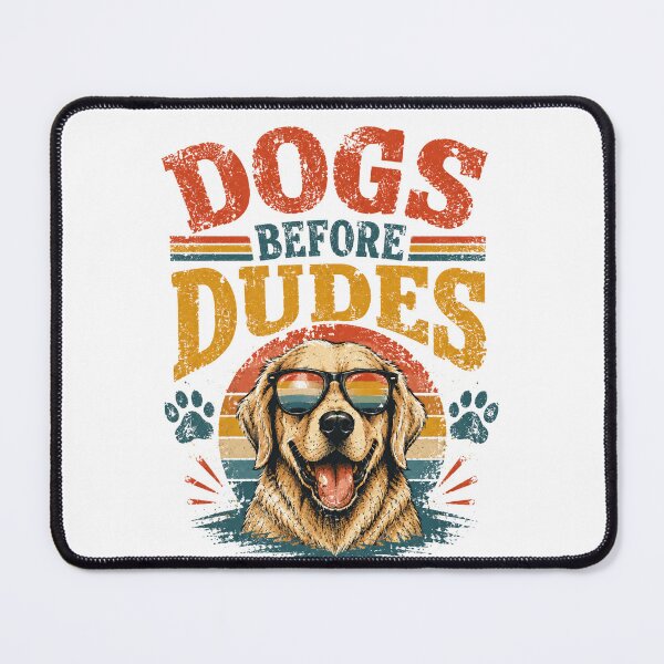 Item preview, Dogs Before Dudes Golden Retriever Dog Lover Pet Owner designed and sold by JonesFlora2025.