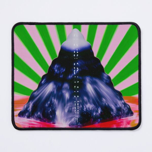 Item preview, Psychedelic Neon Mountain Dreamscape designed and sold by bubblegoth.