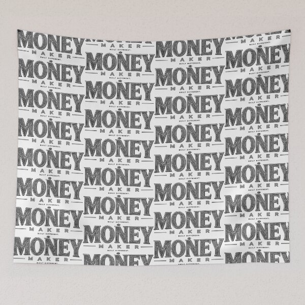 Item preview, Money Maker - Built Different Vintage Typography designed and sold by Boithabiso Mofo.