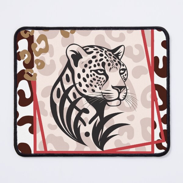Item preview, Leopard Love – Wild Animal Print Heart Pattern designed and sold by LadybugEffect.