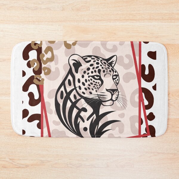Item preview, Leopard Love – Wild Animal Print Heart Pattern designed and sold by LadybugEffect.