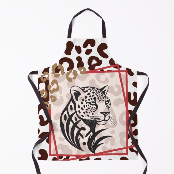 Item preview, Leopard Love – Wild Animal Print Heart Pattern designed and sold by LadybugEffect.